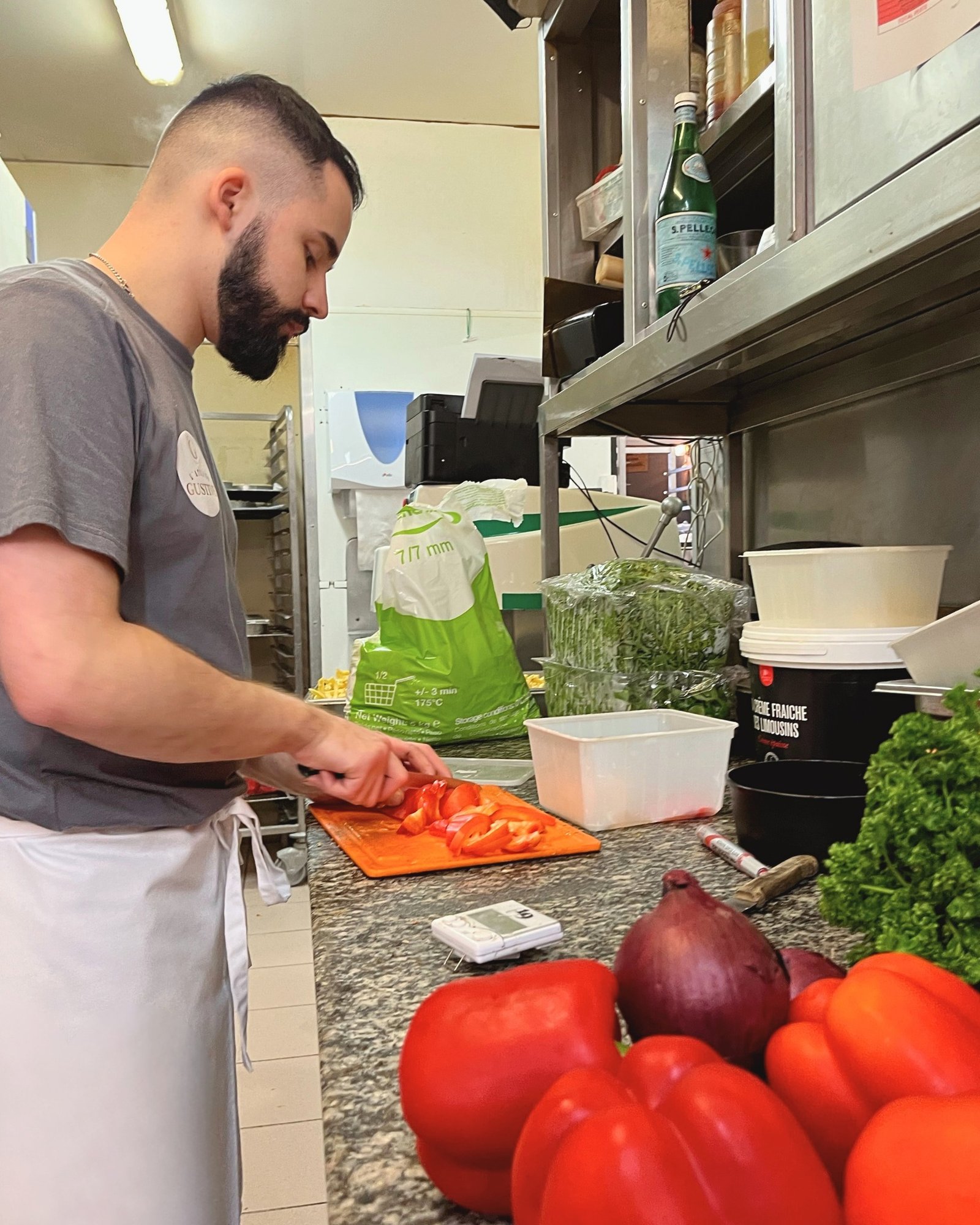 Préparation en cuisine artisanale